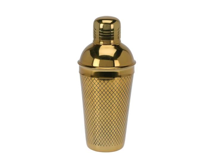 Cocktailshaker Edelstahl 650 ml gold