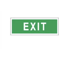 Rettungsschild mit Text Exit