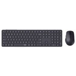Rapoo 9810M Kabellos, Bluetooth® Tastatur, Maus-Set Deutsch, QWERTZ Schwarz R-12676