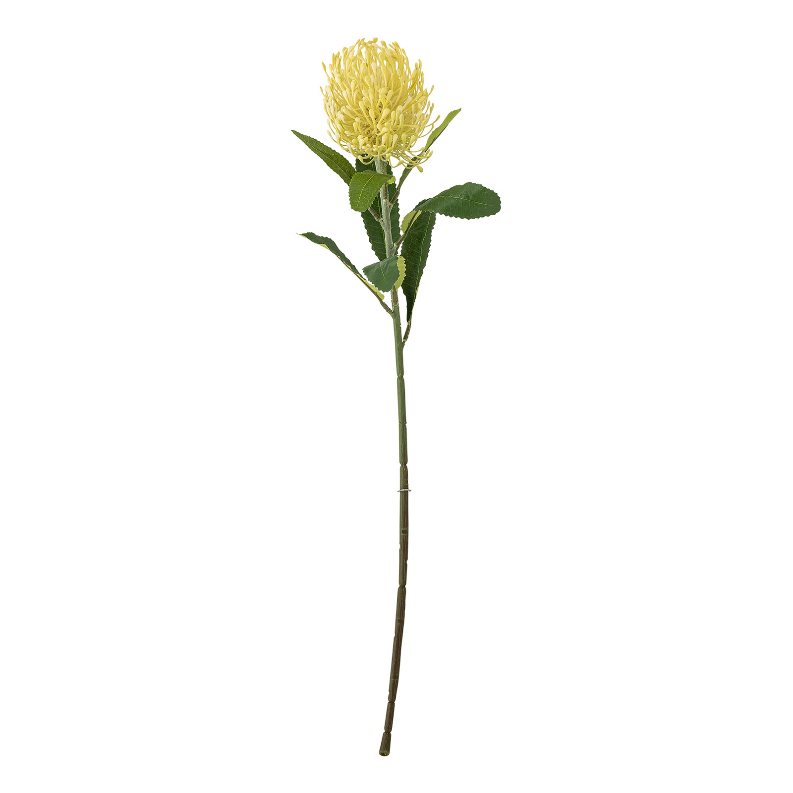 home24 Kunstbloem Needle, Geel, Hoogte: 61 cm