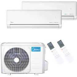 Midea Klimaanlage Solstice Multisplit Set 2,6 + 3,5 kW - Weiß