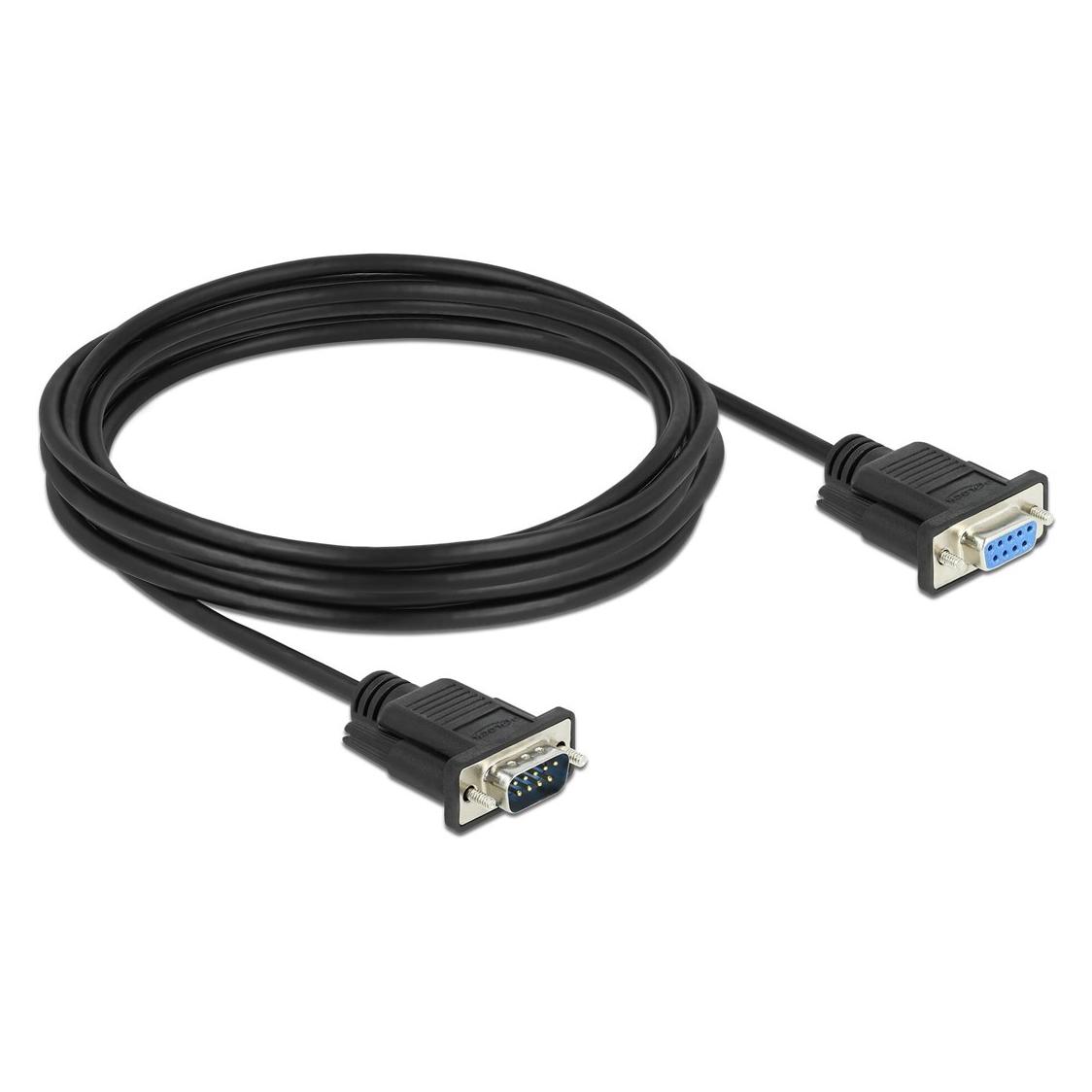 Delock Verlängerungskabel RS-232 DB9, f-m 4 m (4 m, VGA) (86619)