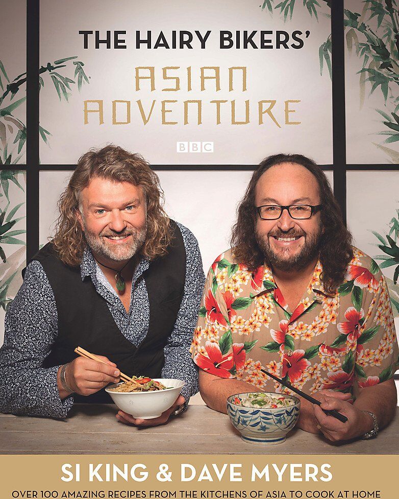 W&N The Hairy Bikers' Asian Adventure by Hairy Bikers - Hardback Cookbook - Over 100 Asian Recipes from Hong Kong, Japan, Thailand & Korea -