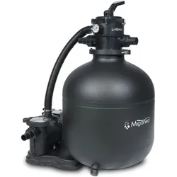 Miganeo Sandfilteranlage Dynamic 12000 Eco Pro 8,6 m3 485 mm Kessel schwarz