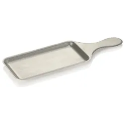 5x Serviertablett STEEL & STYLE HERITAGE, 33 x 11,5 x 1 cm, Chromnickelstahl 18/8