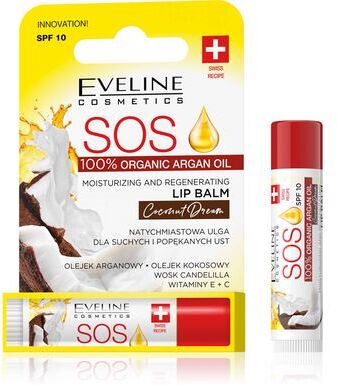 Eveline SOS Lip Balm Nourishing Coconut Dream 4.5 ml