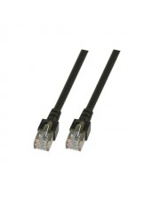 EFB Elektronik EFB-Elektronik ECOLAN Patch-Kabel RJ-45 M bis M 50 cm SFTP CAT 5e Schwarz (K5456.0,5)