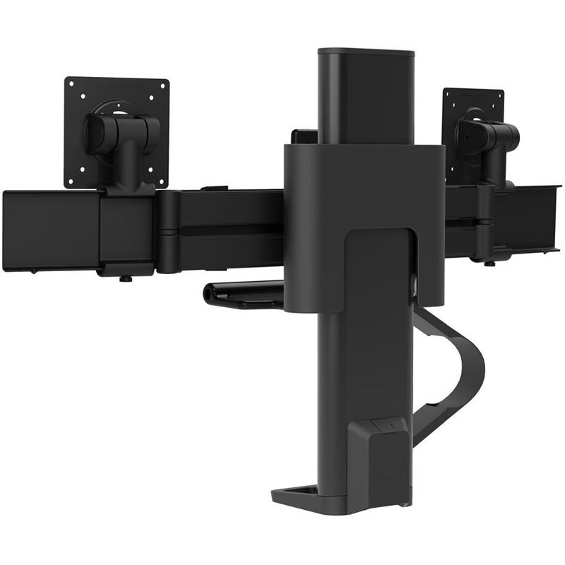 ERGOTRON TRACE Dual Monitorhalterung mit patentierter CF-Technologie Matte Black