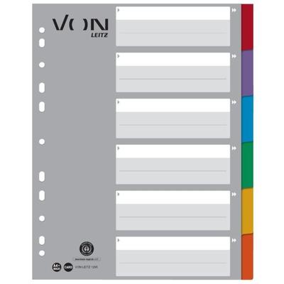 VON Karton-Register A4 Maxi 1-6