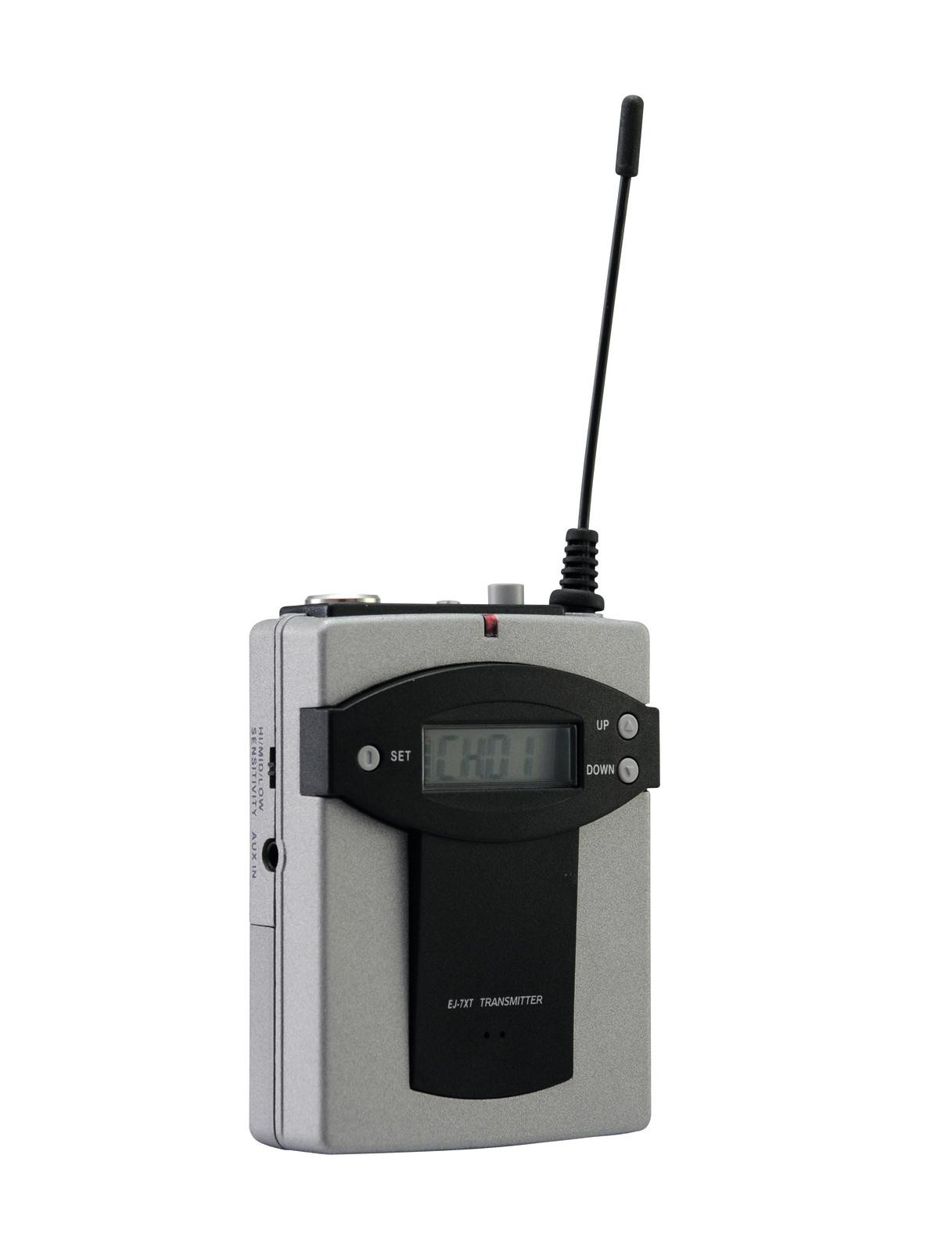 Omnitronic TM-105 Draadloze microfoon UHF 863-865 MHz met LCD-display