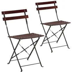 GARTENKLAPPSTUHL-SET Agata Metall