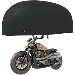 vidaXL, Fahrzeugabdeckung, Motorrad-Abdeckungen 2 Stk. 245x105x125 cm 210D