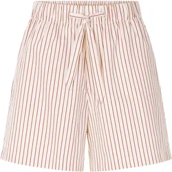 KnowledgeCotton Apparel, Damen, Outdoorhose, Striped Saitin (L), Rot