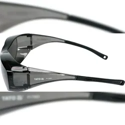 TRIZERATOP Schutzbrille grau – Überbrille mit verstellbaren Bügeln