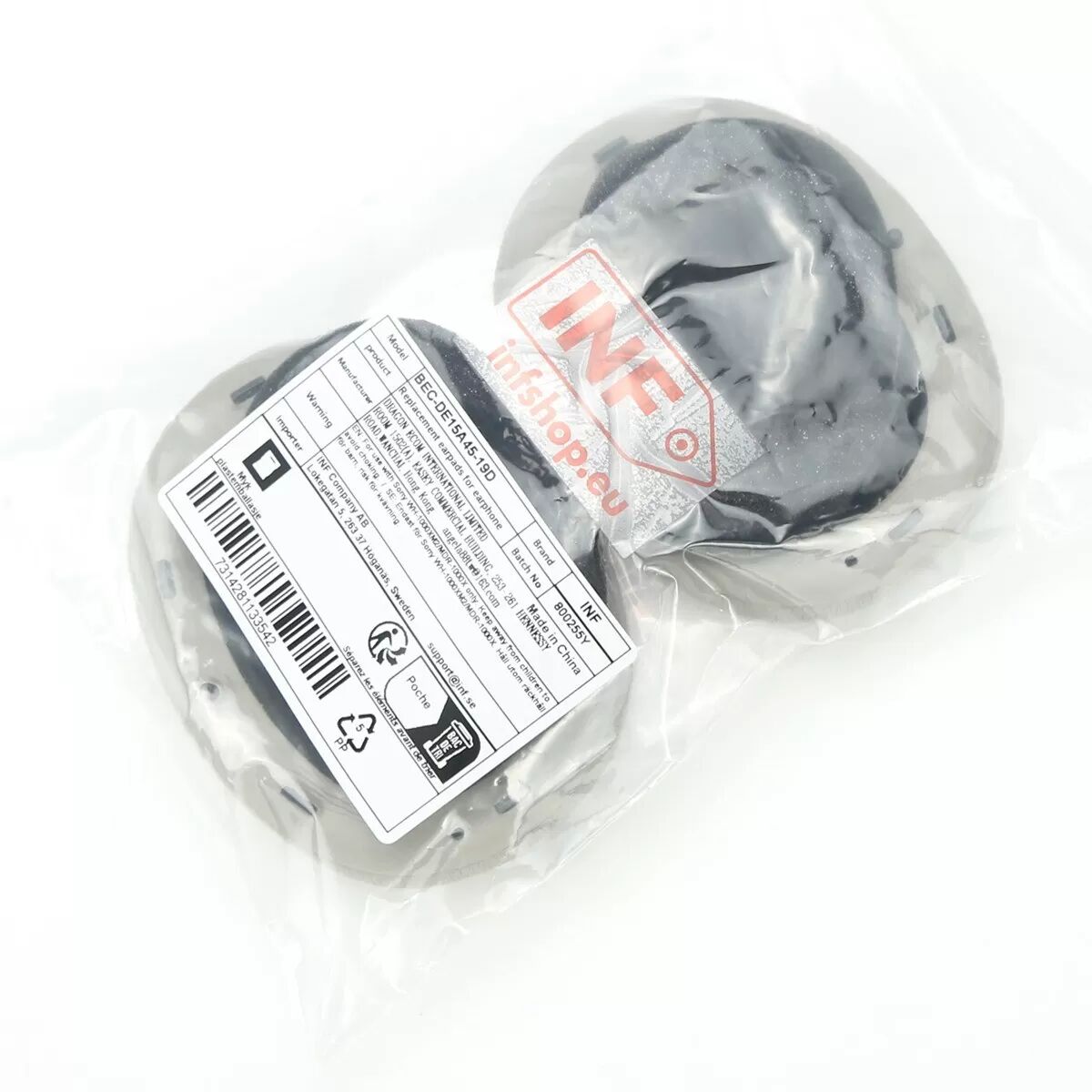 INF 2 Coussinets d'oreille compatibles avec Sony WH-1000XM2 / MDR-1000X, Coussinets de remplacement Or
