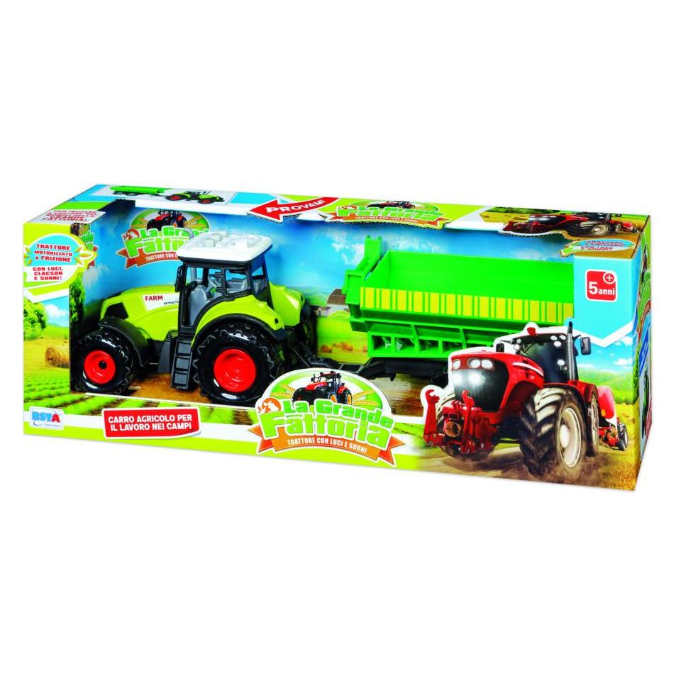Rs Toys Clutch Tractor With Sound And Lights Carriage (36934126)