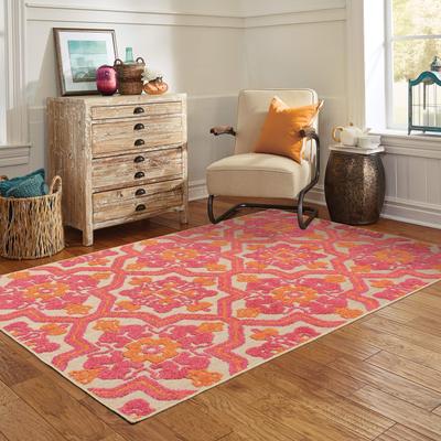 StyleHaven Style Haven Cara Mixed Pile Floral Medallions Indoor/ Outdoor Area Rug