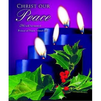 Advent Blue Sunday 4 Bulletin 2012, Large Size (Package of 50)