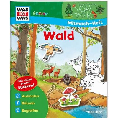 WAS IST WAS Junior Mitmach-Heft Wald, Taschenbuch von Birgit Bondarenko,Sabine Schuck, Tessloff Verlag, 978-3-7886-1997-8