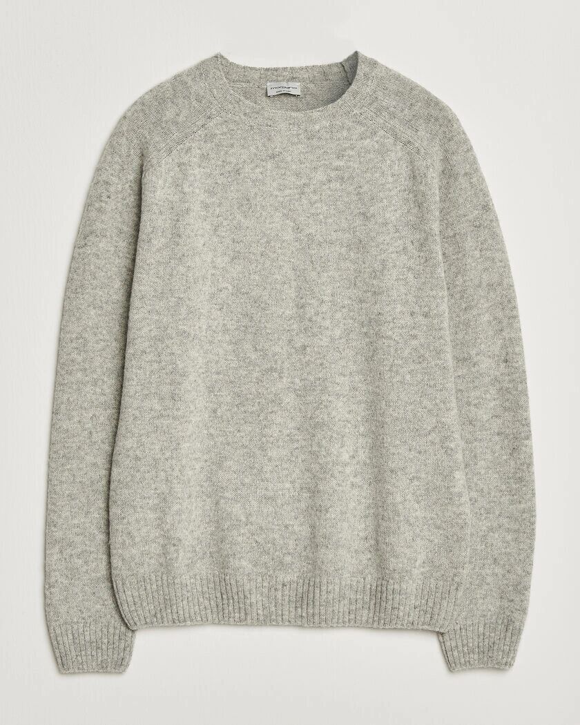 Morgano Brushed Wool Crewneck Grey