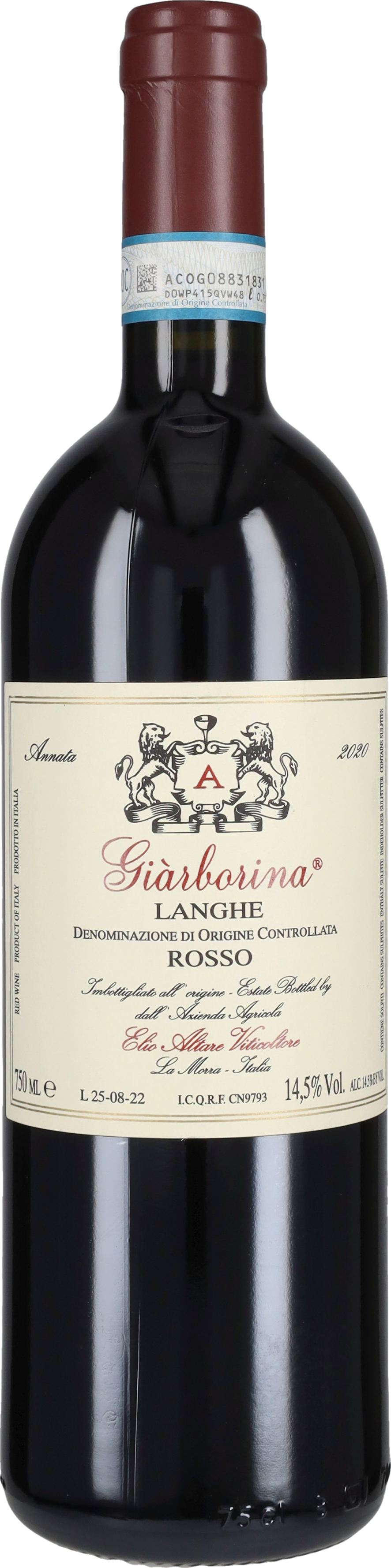 Altare Elio Langhe Rosso 'Giàrborina' Elio Altare 2020