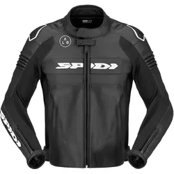 Spidi Hyper-V Pro perforierte Motorrad Lederjacke