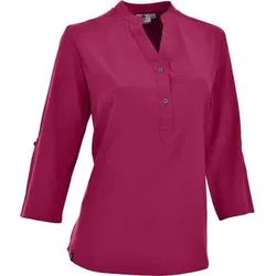 MAUL Damen Bluse Bad Bevensen II - langarm Blus, Größe 38 in Rot Rot