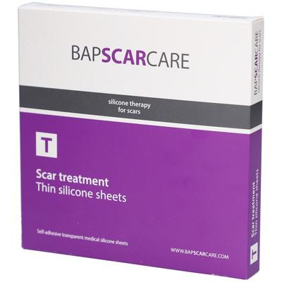 Bap Scar Care T Transparant Siliconen Littekenverband 5cm x 30cm 10 St Pflaster