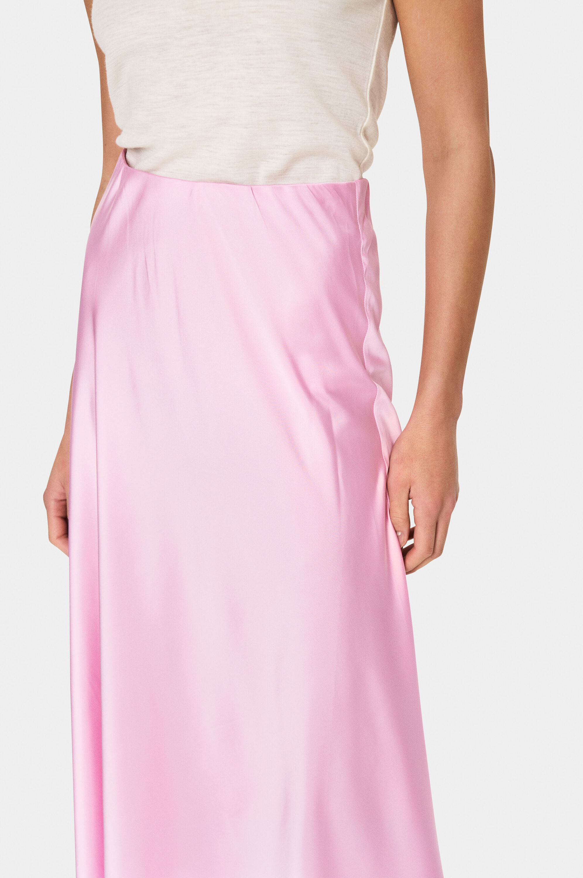 Midirock SAINT TROPEZ "Damen Rock DisaSZ", Damen, Gr. M, pink (bonbon), Obermaterial: 97% Polyester PES. 3% Elasthan EL., Röcke