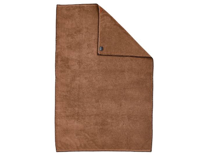 Serviette de douche XL Deluxe Prime 100 x 1 x 150cm Cuivre/Cognac