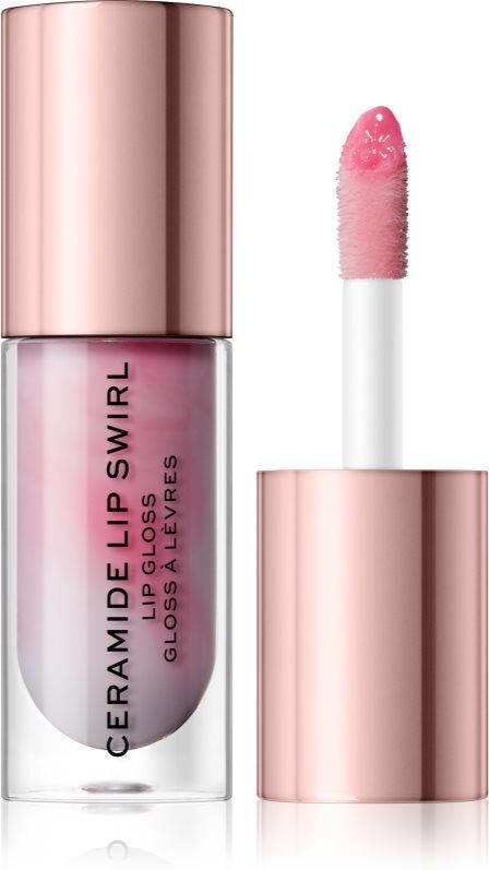Revolution Ceramide Swirl hydrating lip gloss shade Pure Gloss Clear 4.5 ml