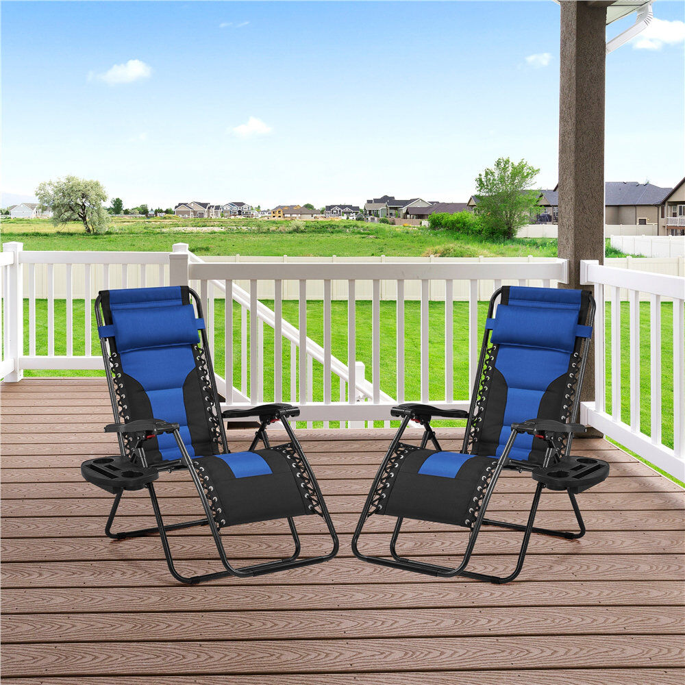 Dakota Fields Colour Folding Camping Chair Navy Blue 109cm H X 65cm W X 83.5cm D