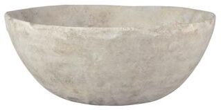 Atlas Lighting and Home Atlas Pantheon Aged Matte White Patina Bowl - 12.25 inch Wide