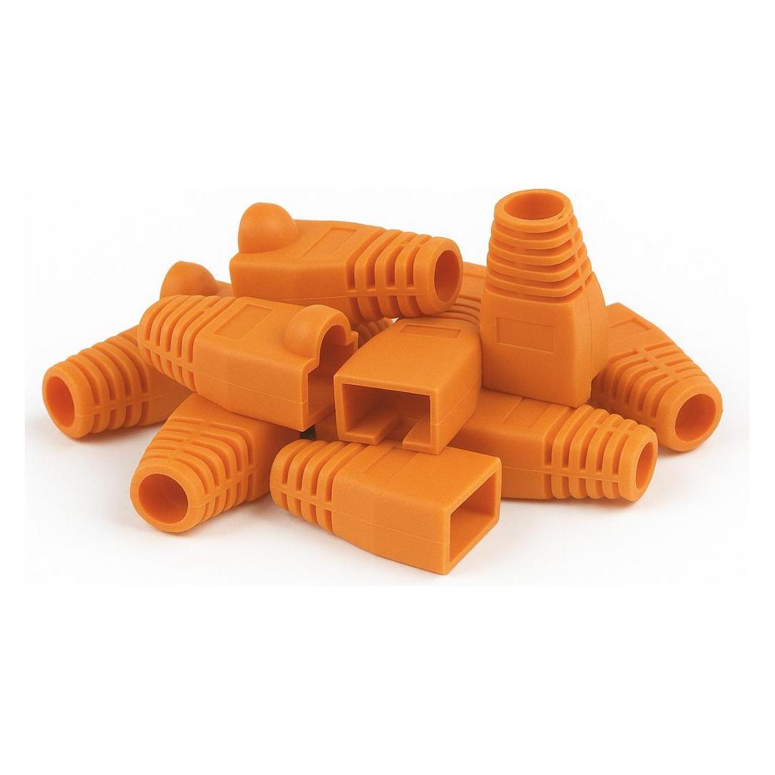Danicom RJ45 Tule Orange - 10 Stück (DC-RJ45-BOOT-ORANGE-10PCE)