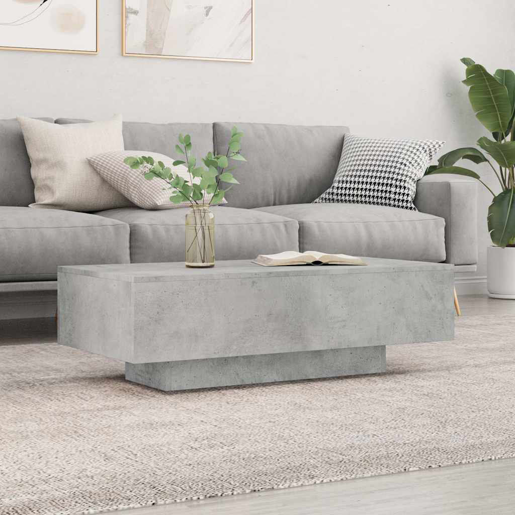 Latitude Run Odea Frame Coffee Table Concrete Grey