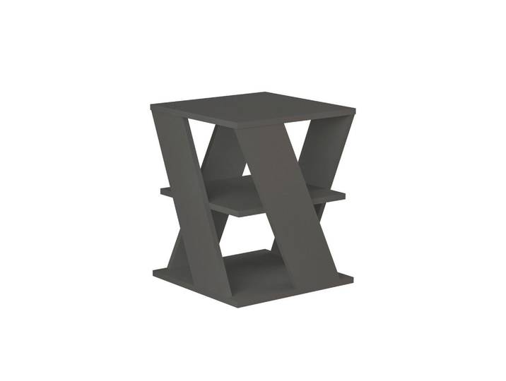 Livetastic Couchtisch, Anthrazit, Holzwerkstoff, quadratisch, 55x55x55 cm, Wohnzimmer, Wohnzimmertische, Couchtische, Couchtische eckig