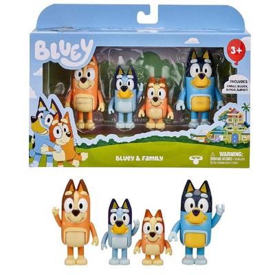BLUEY Figuren-4er-Pack (Familie)