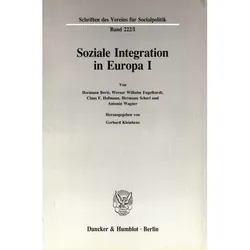 Soziale Integration in Europa I., Fachbücher von Gerhard Kleinhenz