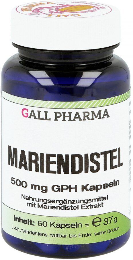 Mariendistel 500 mg Gph Kapseln 60stk