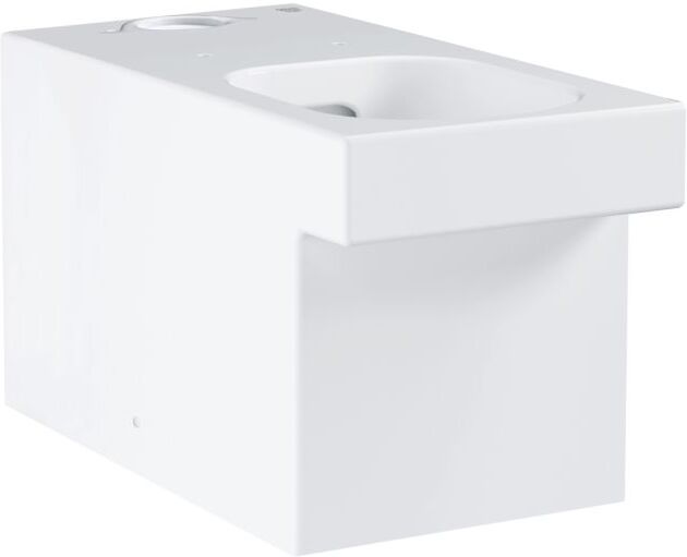 Grohe Cube Keramik Stand-WC-Kombination 3948400H alpinweiß PureGuard, spülrandlos, Abgang universal