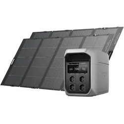 EcoFlow DELTA 3 Max Serie Solargenerator (PV400 W) - DELTA 3 Max Plus / 2*400 W Leichtes Tragbares Solarpanel
