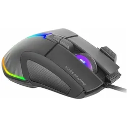 Mars Gaming Souris Filaire Gamer Mm-Xt RGB (Noir) (Kabelgebunden), Maus, Schwarz