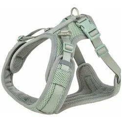 Trixie Premium FlexMesh harness, wide fit,L:63–92cm/25mm,sage (L, Hund), Halsband + Leine