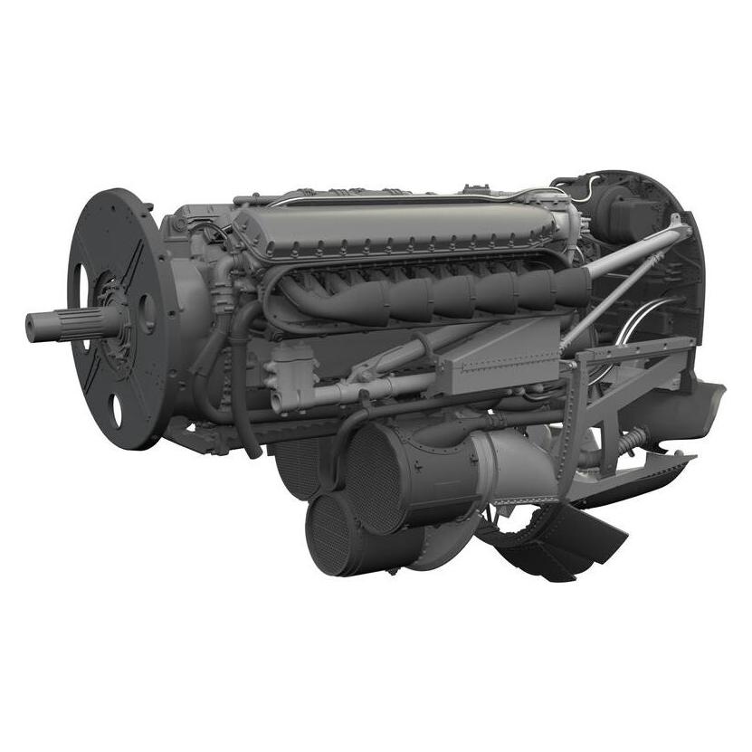 Eduard P-40K engine PRINT for (6481211)
