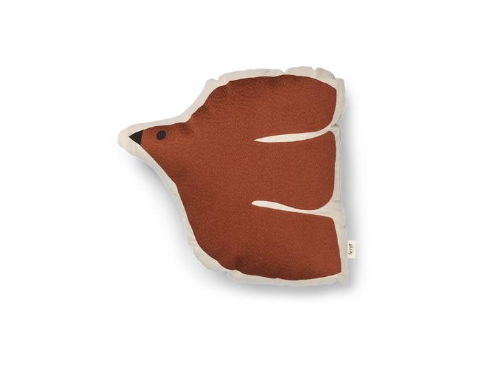 Ferm Living Coussin Swif bird 40x40 cm Baked Clay