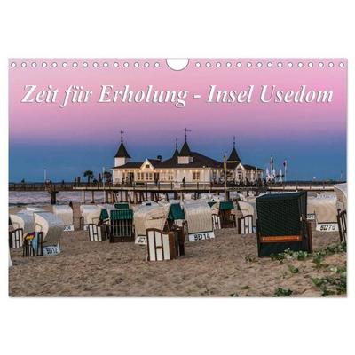 Zeit für Erholung - Insel Usedom / Geburtstagskalender (Wandkalender 2027 DIN A4 quer), CALVENDO Monatskalender