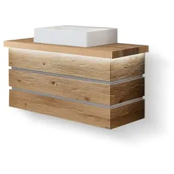 Thielemeyer Waschtischkombination Fresh Holz Braun Wildeiche