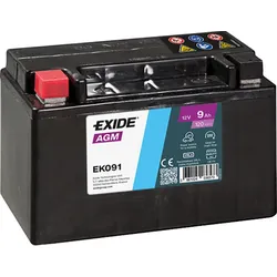 Exide Start-Stop Auxiliary EK091 9Ah AGM Stützbatterie