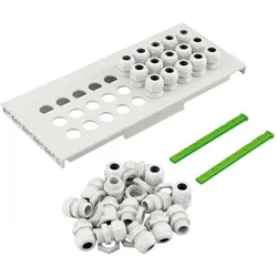 Spelsberg 07239401 Flansch, lichtgrau, Schutzart IP65 GFL 394-m