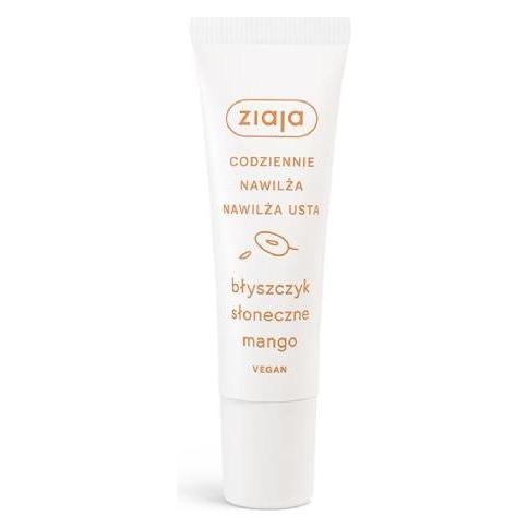 Ziaja Lip Gloss Sunny Mango - Sweet lip gloss with mango scent 12ml (Sunny Mango) (5901887055587)